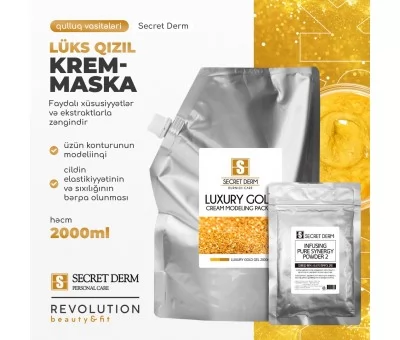 SECRET DERM-dən Lüks Qızıl Krem-Maska 1000g