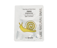Маска тканевая улиточная сияние The Saem Pure Natural Mask Sheet Snail Brightening